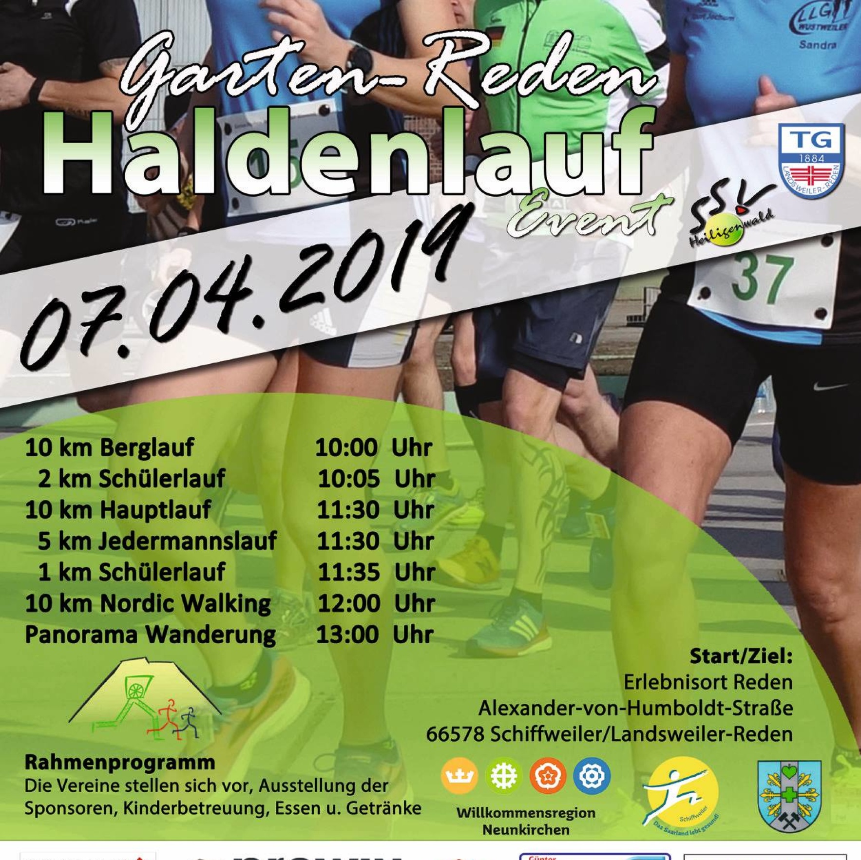Garten Reden Haldenlauf Event 2019 Das Saarland Lebt Gesund