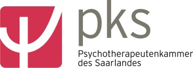 Logo Psychotherapeutenkammer des Saarlandes