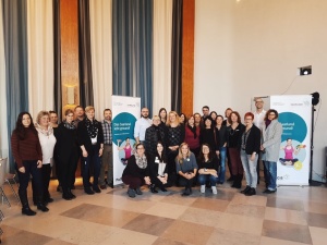 Das Saarland lebt gesund: Lenkungsgruppenleitungen und PuGiS-Team