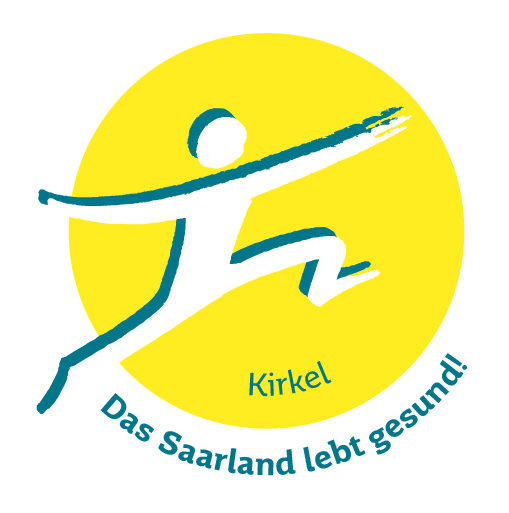 »Kirkel lebt gesund!« Logo