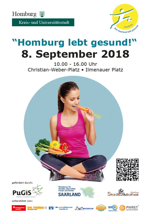 Aktionstag  »Homburg lebt gesund!« Flyer