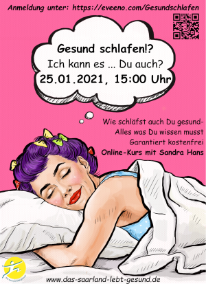 Onlinekurs "Gesund schlafen"