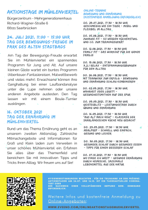 © DSLG Aktionstage im Mühlenviertel Programm