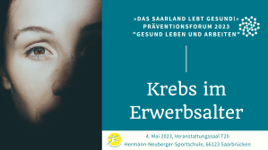 DSLG-Präventionsforum 2023 „Gesund leben und arbeiten“ – Krebs im Erwerbsalter