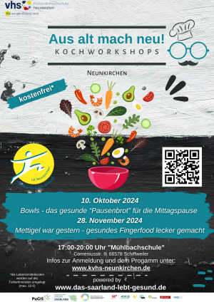 © DSLG Aus Alt mach neu! - Kochkurse im Oktober und November 2024