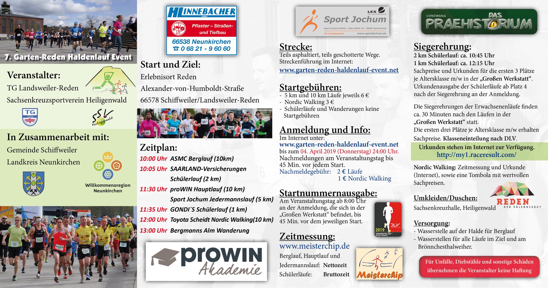Garten Reden Haldenlauf Event 2019 Das Saarland Lebt Gesund